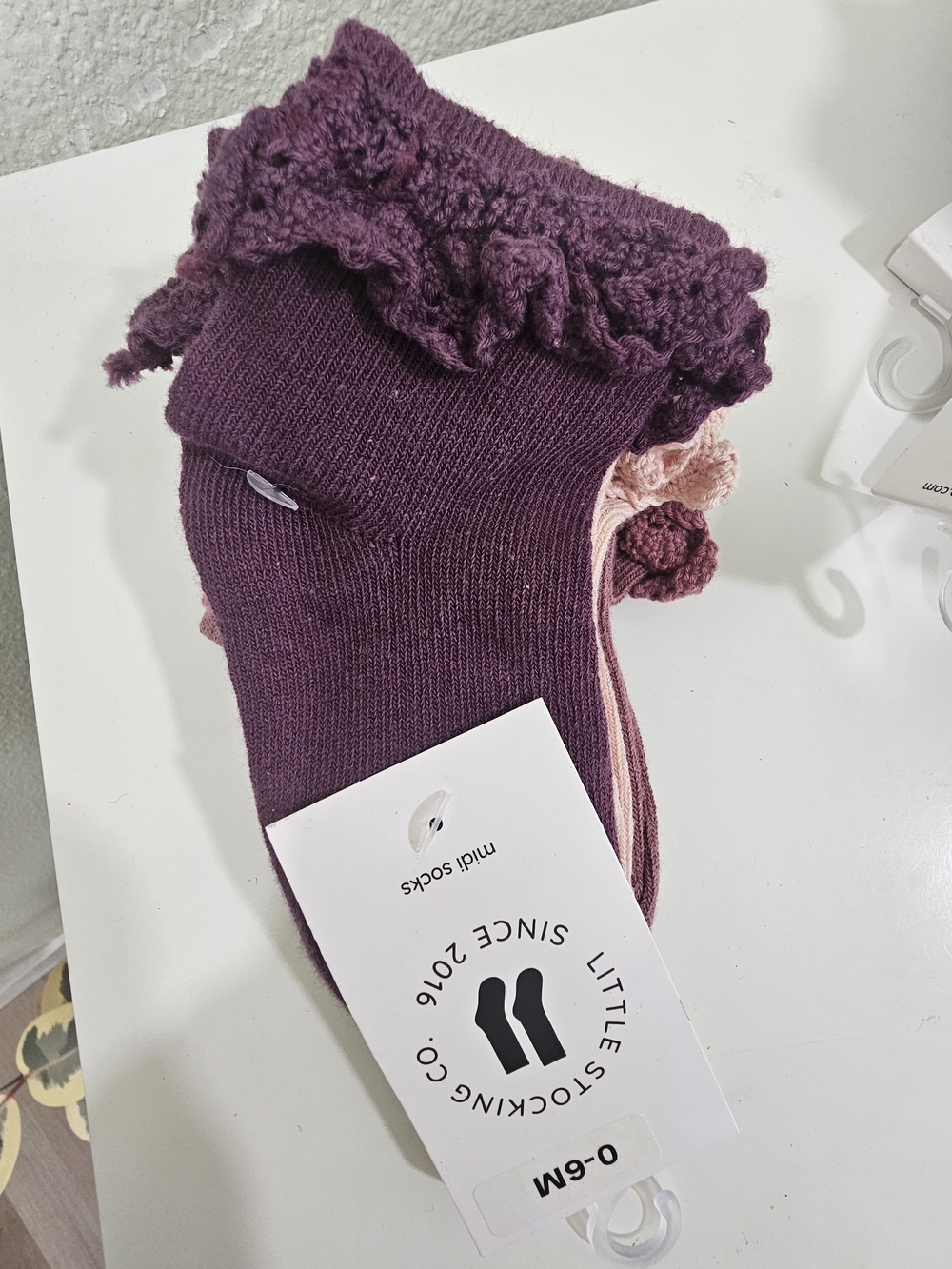 Kids Ruffle Midi Socks - (0-6M) 6 Packs Of 3 Each, Brand New - Picture 2 of 7